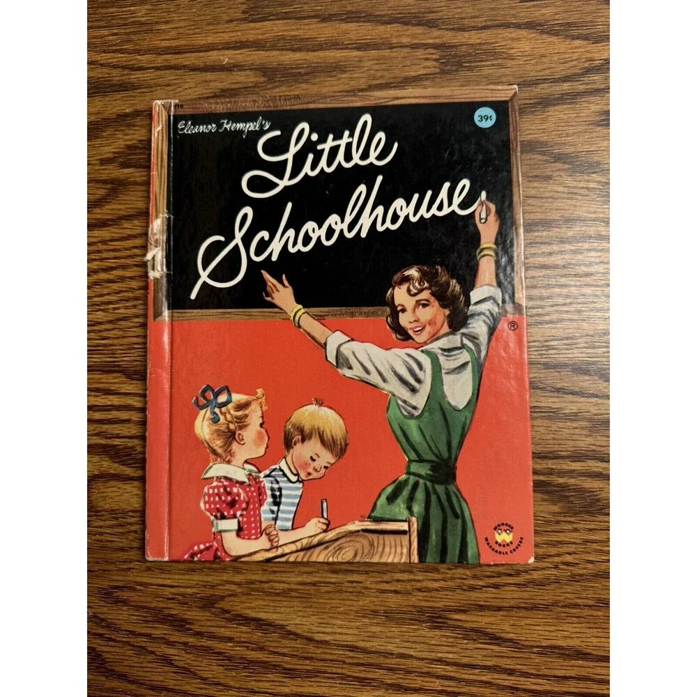 Vintage Wonder Books Eleanor Hempel's Little‎ Schoolhouse by Crosby Newell 1958